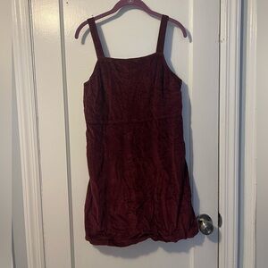 American Eagle corduroy pinafore dress